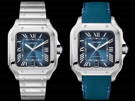 cartier wa0013|Cartier Santos Gradient Blue Dial (Ref. WSSA0013) .